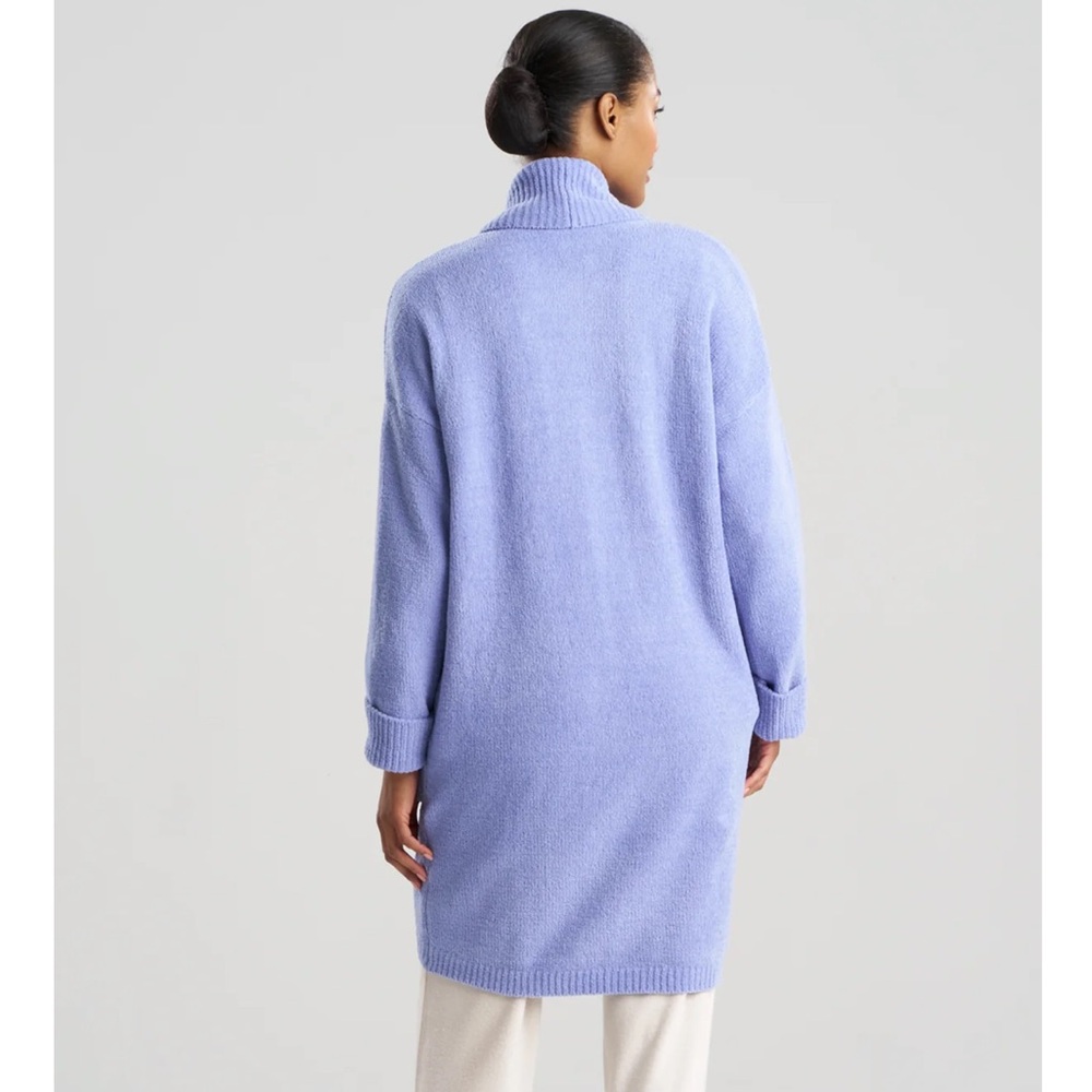 NWOT Natori Soft Lavender Textured Cardigan - Picture 2 of 9